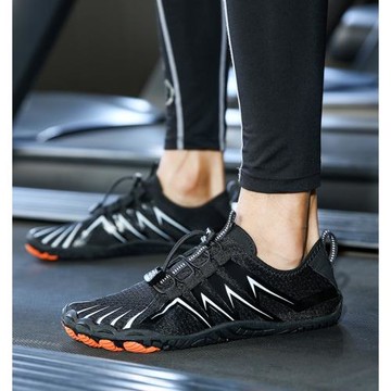 室內訓練鞋女跳繩厚底男跑步機瑜伽專用軟底減震赤足健步訓練鞋