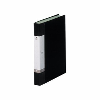 リヒトラブ クリヤーブック A4 40ポケット 黒 G3202-24