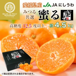 [予約 2023年12月1日～初荷分より順次発送] 蜜る 約4.5kg 2L 愛媛県産 JAにしうわ 西宇和みつる共選 御歳暮 ギフト