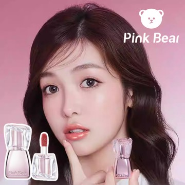 [快速出貨]【PINK BEAR 皮可熊】皮可熊豐唇蜜 水光嘟嘟唇 撫平唇紋 鏡面唇膏