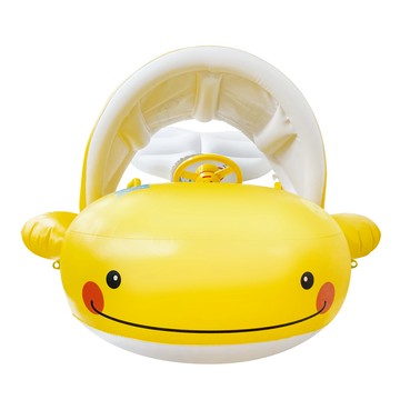 iwink 鯨魚幼兒學步泳圈  1個  黃色的