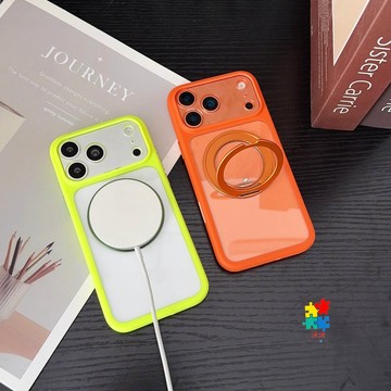 360°旋轉支架殼 高透 適用 蘋果 iPhone 18 17 16 15 14 13 12 Pro max 手機殼