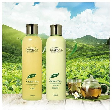 迪普詩 DEOPROCE~綠茶保濕水 / 綠茶保濕乳(升級版)260ml 款式可選