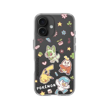 iPhone 16 Clear 透明 - 寶可夢 Pokemon - 暖色系列-最初的夥伴