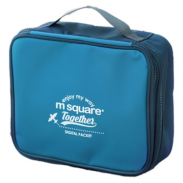 m square 大容量多層數碼包 海軍藍 相機配件 收納包  無  1個