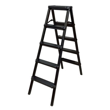 5階 加厚款輕型鋁梯-2色黑色