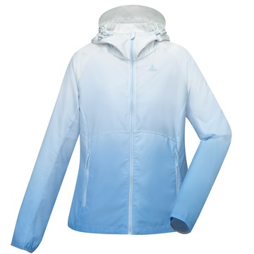 女款ALL LOVE再生蚊瘋不動外套(A6GA2514WR漸層藍/合身版/防曬風衣外套/輕薄外套/涼感)