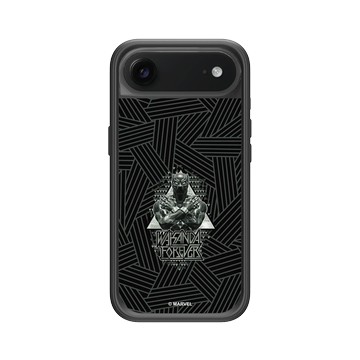iPhone Air Mod NX -邊框背蓋組合 (相機按鈕) 黑 - 迪士尼-漫威 Marvel - 黑豹-Wakanda Forever