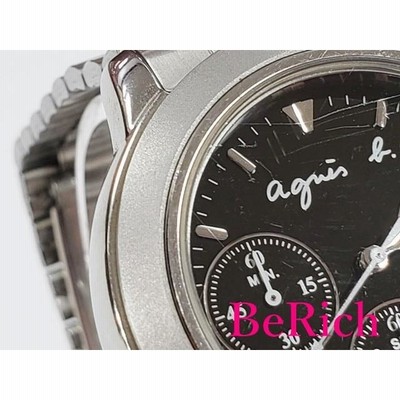 アニエスベー agnes b. クロノグラフ メンズ 腕時計 V654-6100