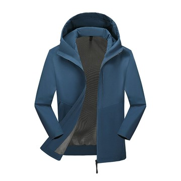 【巴黎精品】現貨+預購 衝鋒衣防風夾克-薄款連帽風衣防潑水男外套3色a1he24