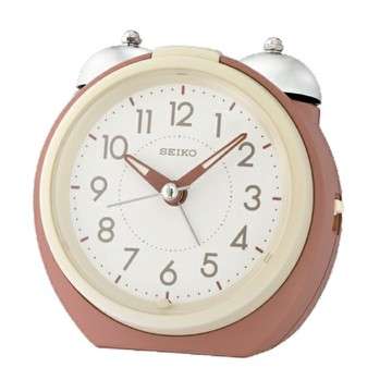seiko SK037 精工鐘 (QHK0541R) 大聲公可愛貪睡鬧鐘/橘10.5*11.2cm｜樂天全館特惠中★指定刷卡回饋10%