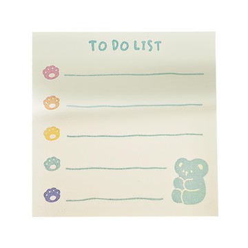 CARD LOVER 信的戀人 豆丁萌怪便簽紙  彩虹軟糖  100張  1本