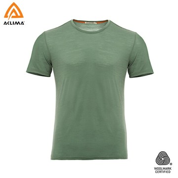 挪威【ACLIMA】LW T-Shirt M’s / 歐洲製男款美麗諾羊毛輕量快乾圓領T恤《長毛象休閒旅遊名店》