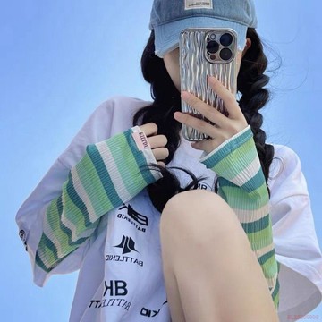 桃園出貨✨【冰感防曬袖】網紅耐髒冰袖寬鬆防曬遮陽手袖女款冰涼夏天開車騎