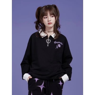 イーブン アンド オド レディース Tシャツ トップス Long sleeved top