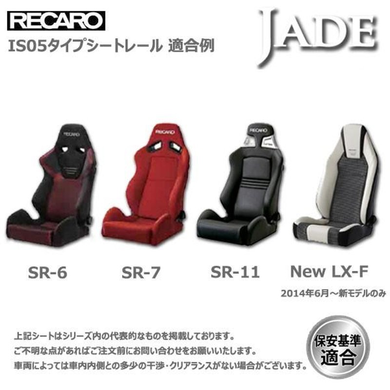 RECARO レカロシートレール MH23 ワゴンR 運転席助手席 - 自動車パーツ