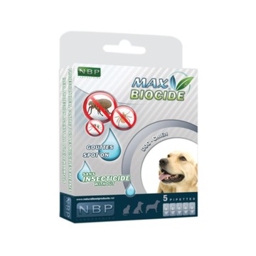 西班牙NBP犬用天然驅蝨滴劑 1ml x 5劑入 (44-3015) x 2入組(買二件送寵物玩具1個隨機)