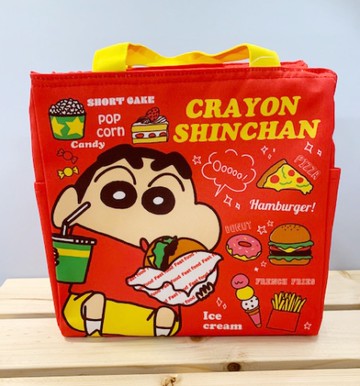 【震撼精品百貨】蠟筆小新_Crayon Shin-chan~小新保溫袋/便當袋-速食紅#50084