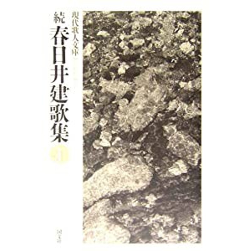 続・春日井建歌集 (現代歌人文庫)(中古品) | LINEブランドカタログ