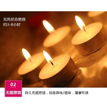 無味鋁殼蠟燭【酪旅子】燭台燃燒蠟燭 蠟燭 氛圍蠟燭  無味蠟燭 無煙蠟燭 求婚氛圍【0651】