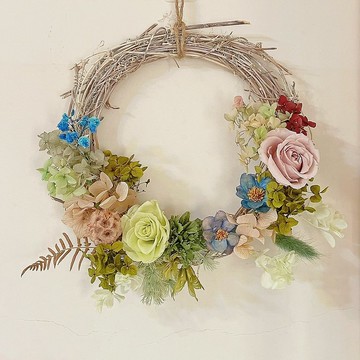 星座系列永生花圈-沉穩的金牛座