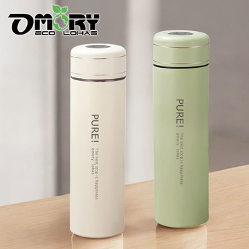 OMORY316純色一鍵開蓋保溫瓶480ml-兩款任選