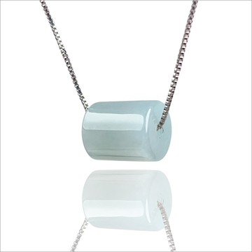 【萬事亨通】冰綠翡翠路路通項鍊 | 天然緬甸玉翡翠A貨 | 送禮