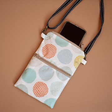 斜背手機袋_普普圓