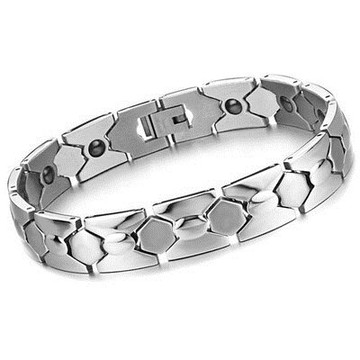 鈦鋼手鍊-韓國磁石流行簡約情人節生日禮物男配件73cp32【獨家進口】【米蘭精品】