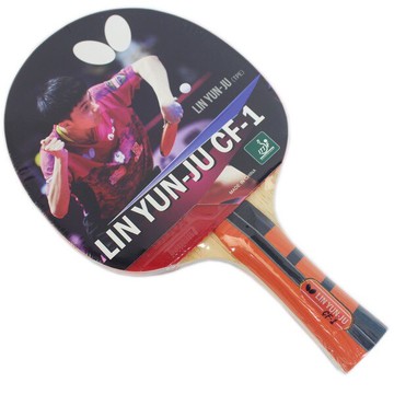 Butterfly 蝴蝶牌 林昀儒CF-1 桌球拍 碳纖貼皮負手板 /一支入(特1350) 兵乓拍 兵乓球拍 桌拍-生TT1723【APP滿額下單10%點數(單一帳號最高5000點)】1/31止
