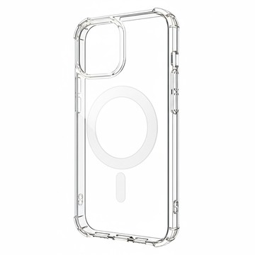 Mass 生活好物 Magsafe 磁吸四角防摔手機殼 iPhone 16 Plus 6.7吋  透明