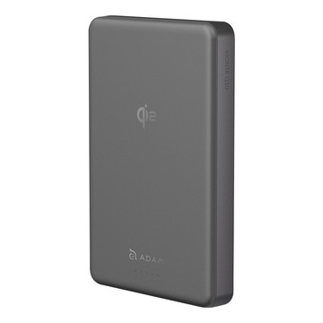 ADAM elements 亞果元素 Qi2 超輕薄行動電源 10000mAh Type-C  灰色  VIONTA Q10