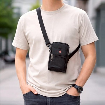 隔日到貨▷輕量極簡隨行腰掛包 手機包 可斜背 工作包 小包 5001 Menspace