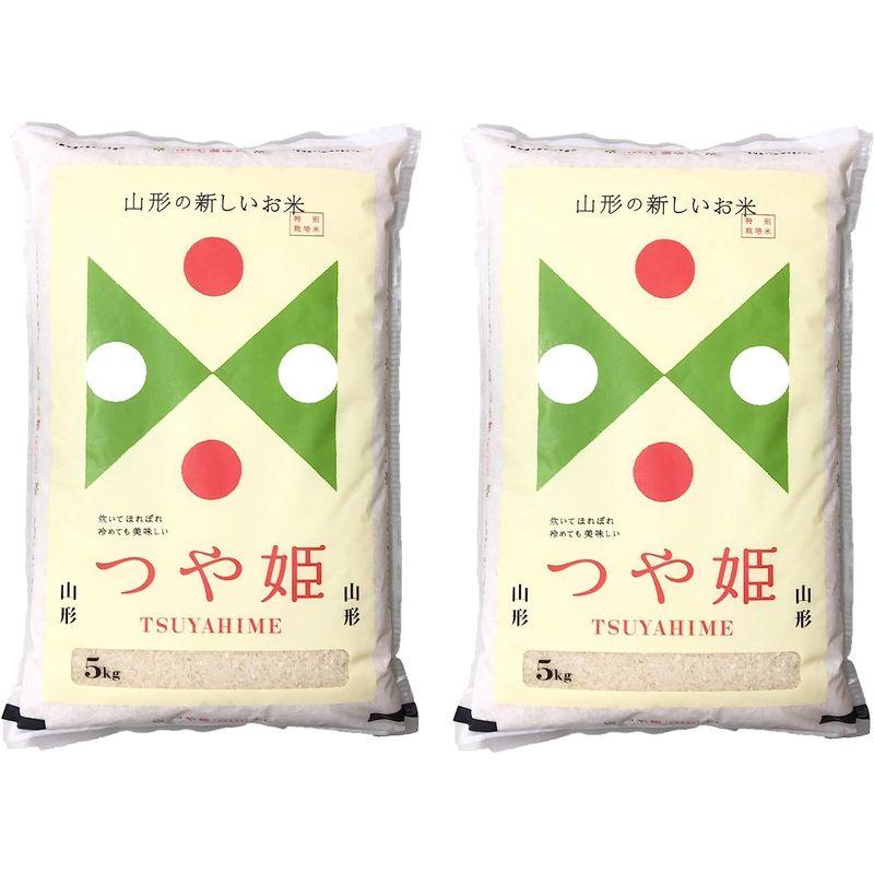 山形県産 つや姫 特別栽培米 特A 1等米 白米 令和4年度産 (無洗米5kg×2)