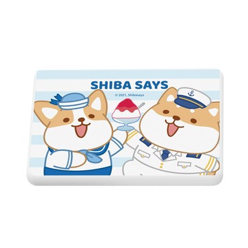 【柴語錄】 珪藻土吸水皂墊-海軍系列 橫-藍條紋 （12x8x0.9cm） _廠商直送