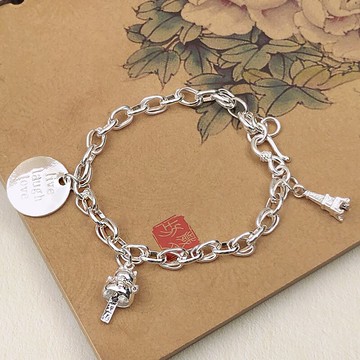 純銀手鏈女夏純銀女生手飾2021年新款七夕情人節生日禮物送女友g