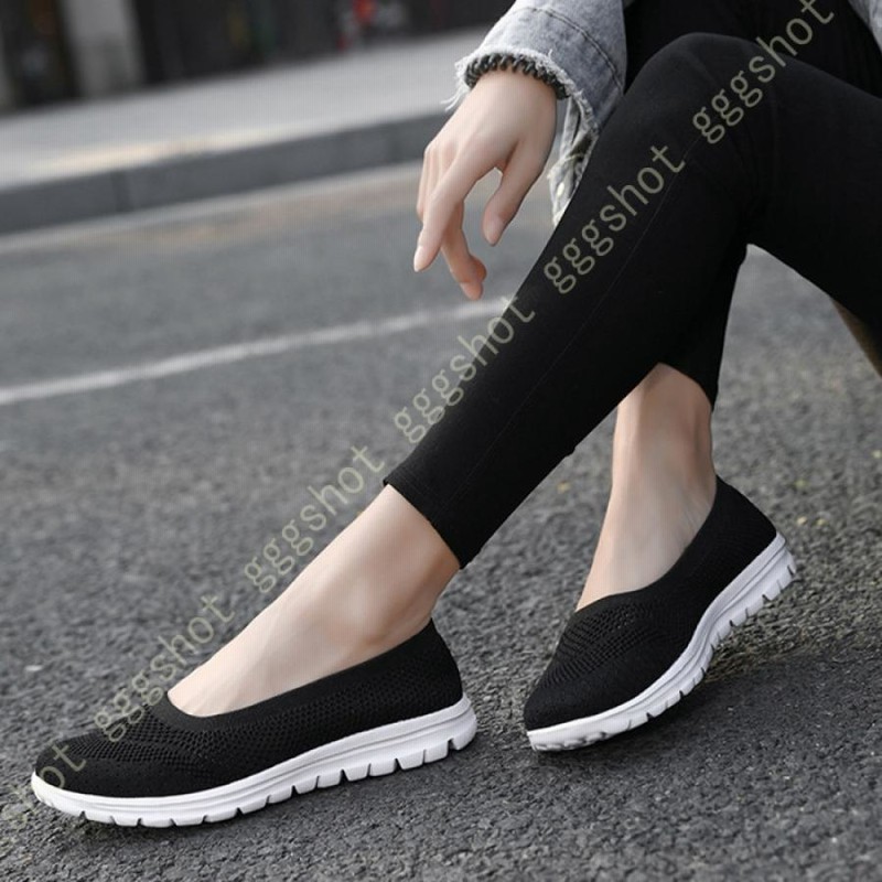 ストライプ スリッポン スニーカー レディース おしゃれ 歩きやすい 疲れにくい メッシュスリッポン ウォーキング トレッキング スポーツシューズ 通販 Lineポイント最大0 5 Get Lineショッピング