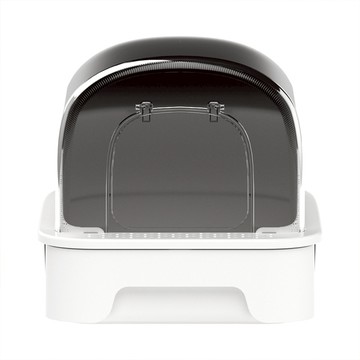 UrbanPaw 喵喜堡全封閉特大抽屜式貓砂盆  黑白色  40 x 50 x 40cm  1個