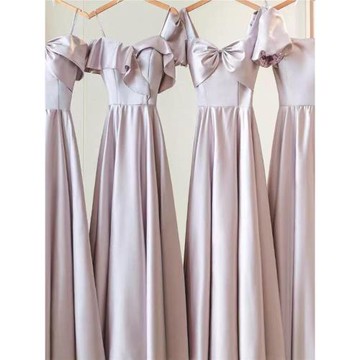 紫色伴娘服2025新款氣質姐妹團小眾高級感緞面晚禮服長裙平時可穿