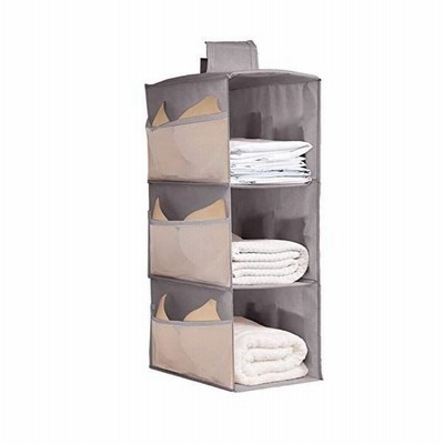 吊り下げ収納 クローゼット 3段 多機能 衣類ラック 下着収納 両面収納 メッシュポケット 折りたたみ 大容量 通販 Lineポイント最大get Lineショッピング