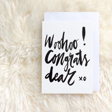 恭喜親愛的卡片