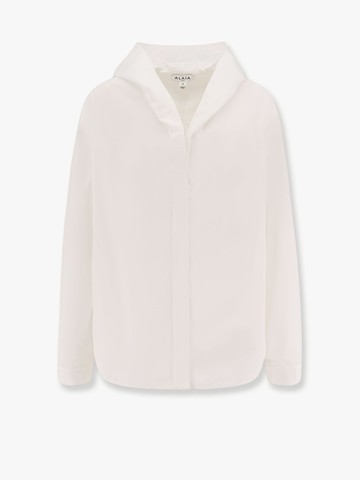 Hooded cotton shirt - ALAIA - gender_Woman