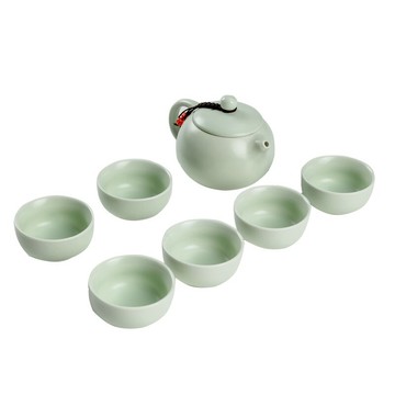 陶瓷家用功夫茶具小套裝簡約整套白瓷冰裂茶杯茶壺蓋碗茶道茶海