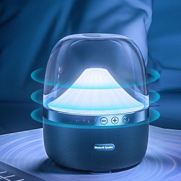 HP惠普BTS03炫彩光影藍牙音箱藍牙音響RGB大水母藍牙喇叭8CA78AA