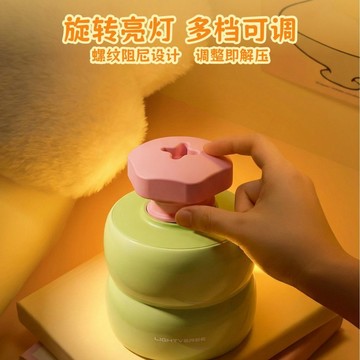 ✨店長優選✨時來運轉小夜燈新年禮物解壓螺絲夜燈充電氛圍燈生日抽象搞怪禮物