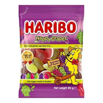 HARIBO 哈瑞寶~葡萄風味Q軟糖(80g)