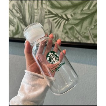 Starbucks星巴克 派克400ml透明搖搖杯1個 醇厚焦香無糖配方
