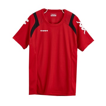 KAPPA義大利型男吸濕排汗速乾KOOL-DRY色衫 大紅 黑