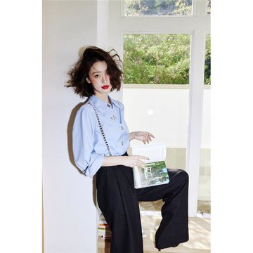 Rosebanks重回經濟上行的美 銀閃小香風面料可拆卸鉆石鏈條背帶褲