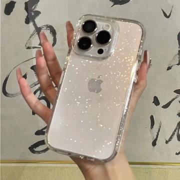 2026新款透明閃粉PC殼 iPhone 17 手機殼 防摔殼 16 15 14 13 12 11 18 Pro Max
